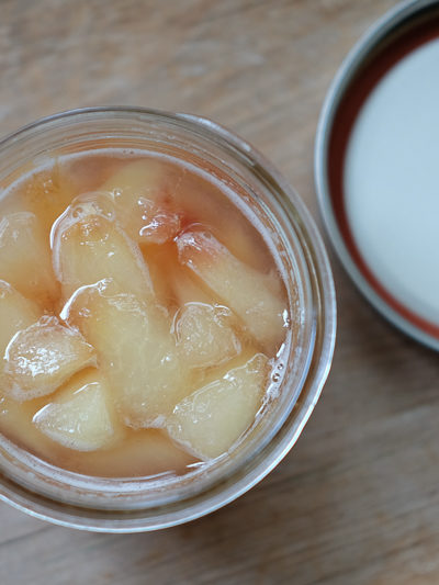 桃のコンフィチュール