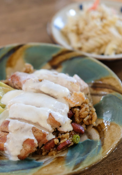 カレーピラフ&グリルチキン