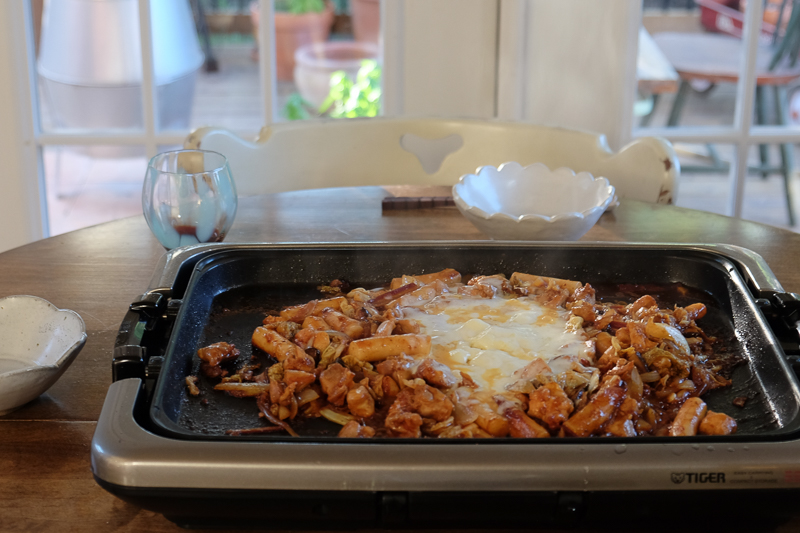 チーズダッカルビ、出来上がり♪