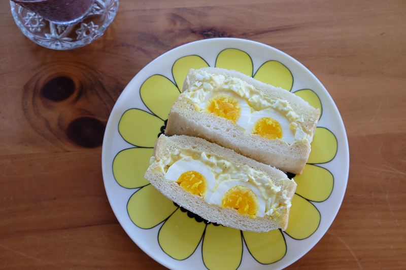 ラップのまま切ります