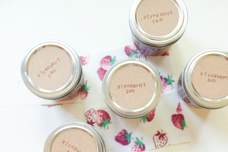 ラベルも作って