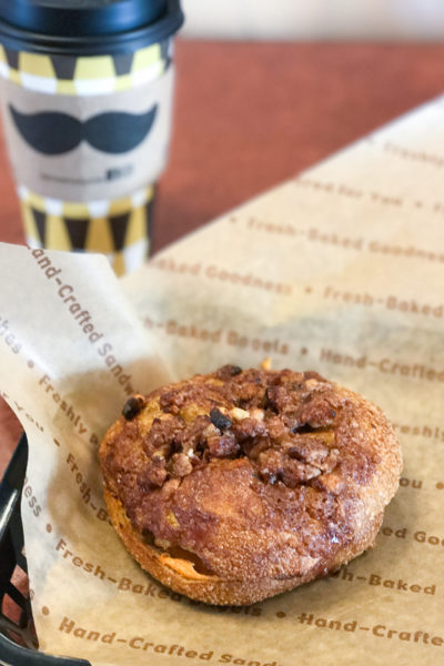 パンプキンラテ&パンプキンベーグル