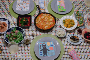 かわいいテーブルセッティング