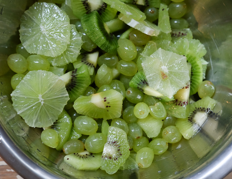 ライム、ぶどう、キウイ