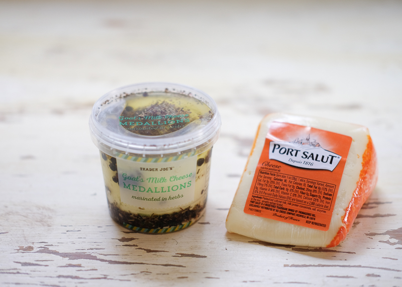 ハーブ入りゴートチーズとポートサルー