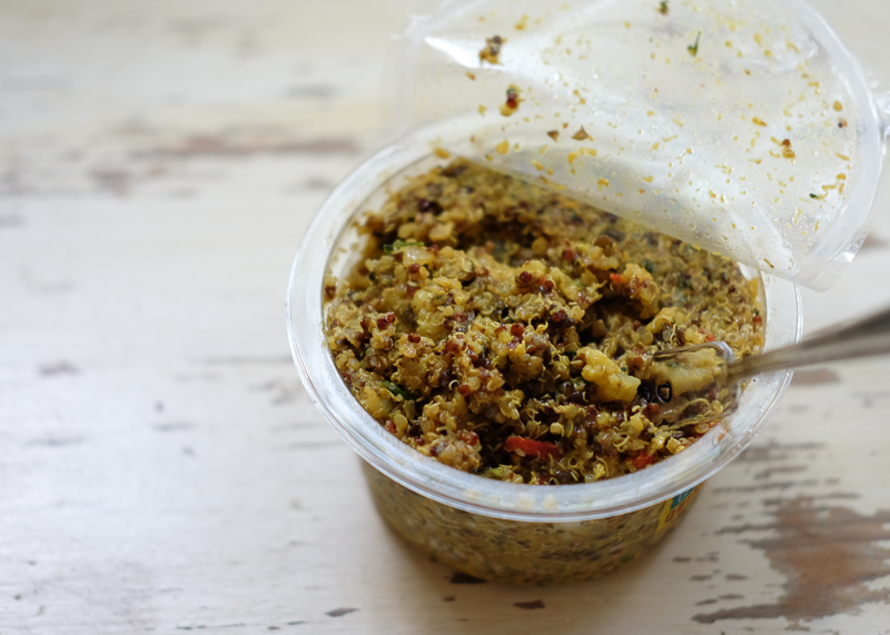 カレーキヌアサラダ、おいしい♪