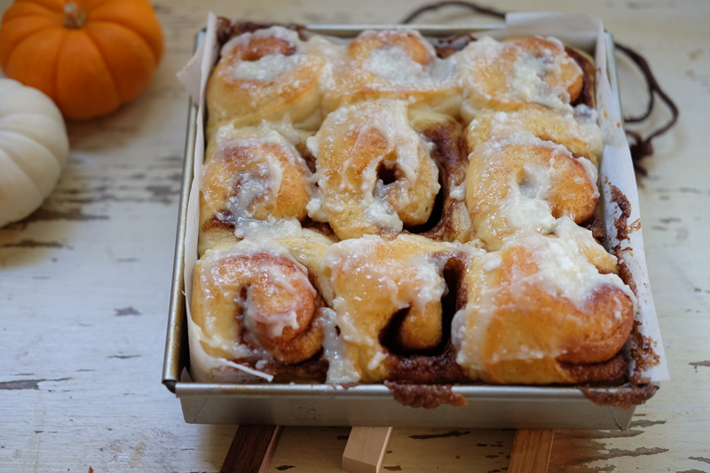 クリームチーズアイシングで