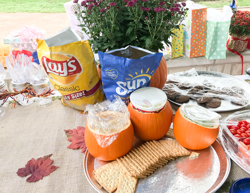 くりぬいたパンプキン