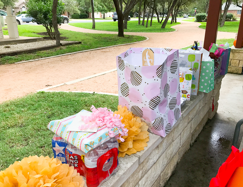 ギフトが並んでます