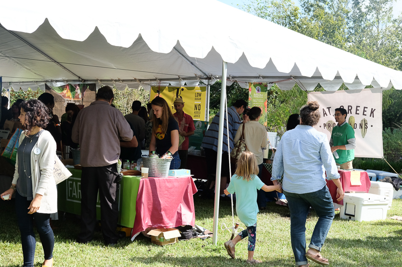 ベンダーのテント