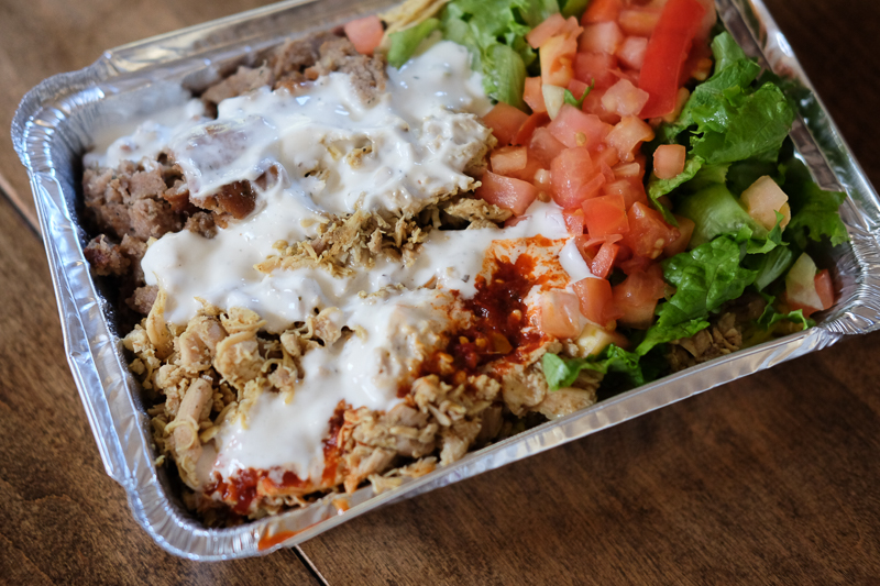 チキン、ラム、ビーフのミックス