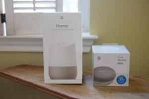 グーグルホーム二つ買った♪