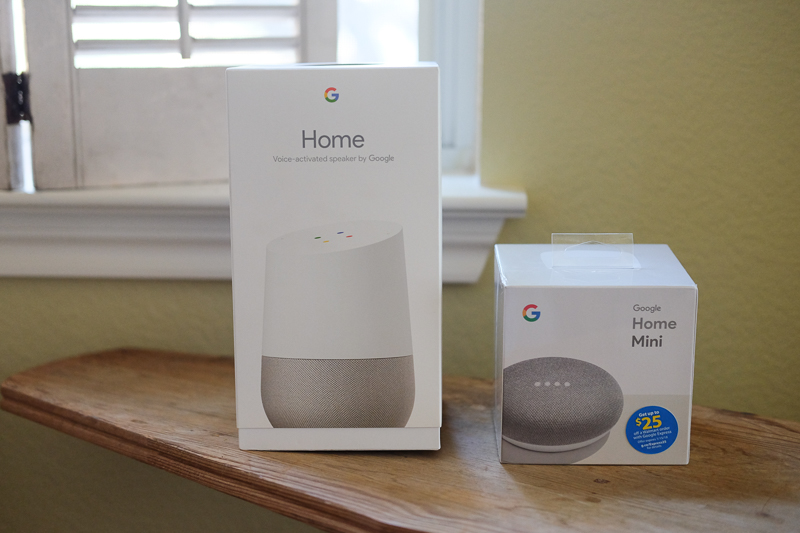 グーグルホーム二つ買った♪