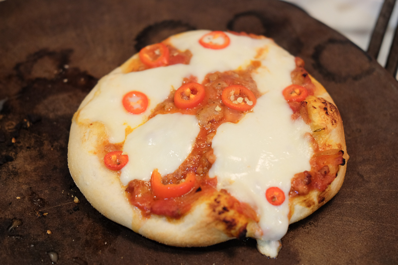 ミートソースピザ