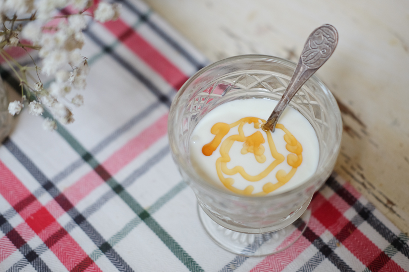 はちみつをたらり