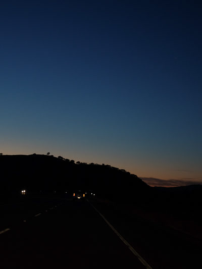 カリフォルニアの夕暮れ