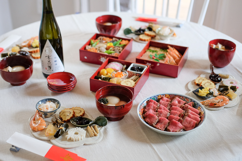 お正月のテーブル