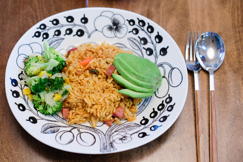 ジャンバラヤのごはん