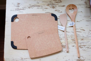 エピキュリアンのまな板とハートの木べら