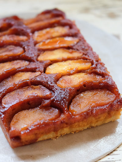 キャラメルアップルケーキ