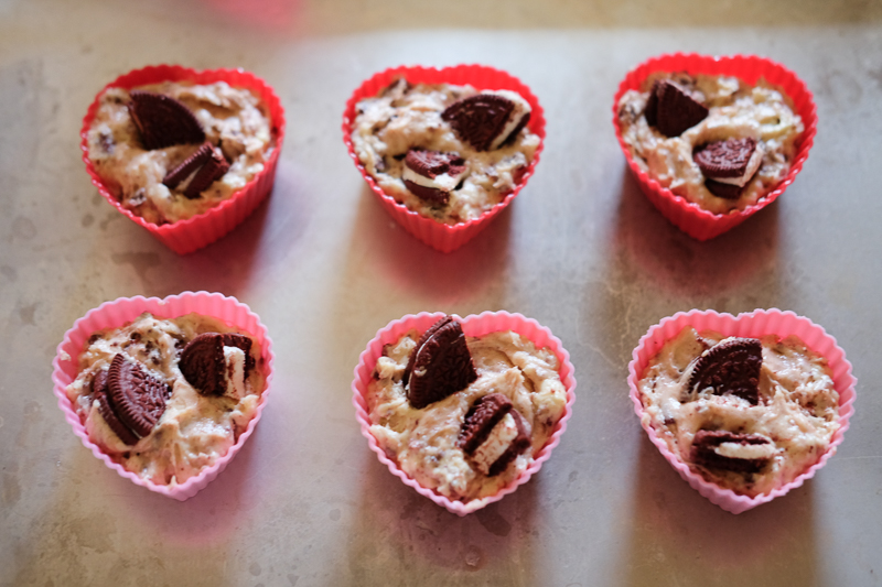 シリコン型に流し込んで... 