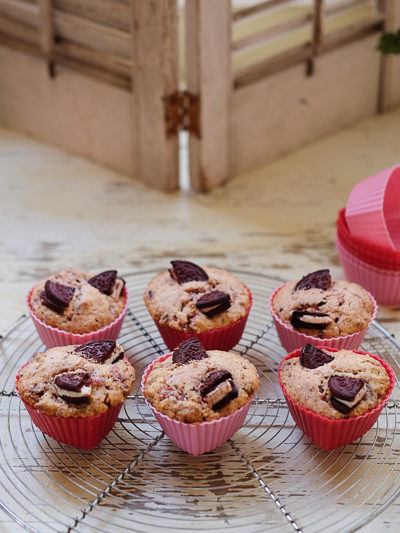 レッドベルベットオレオカップケーキ