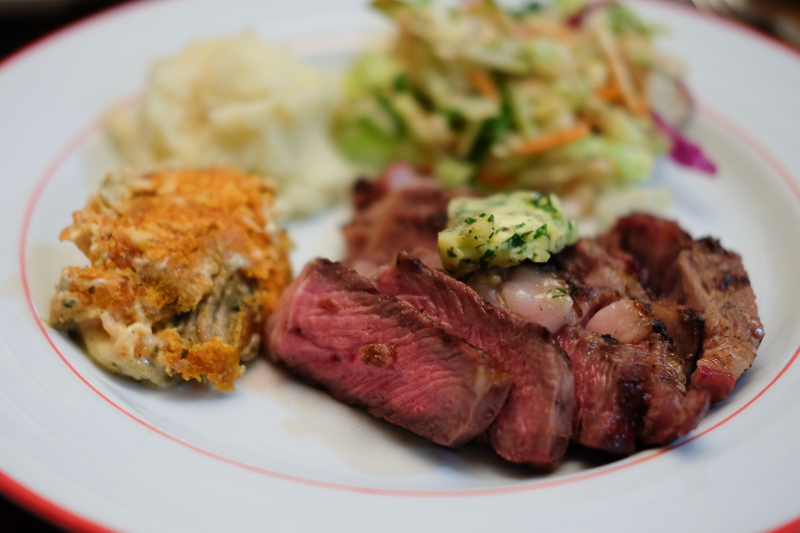 いい感じに焼けてます