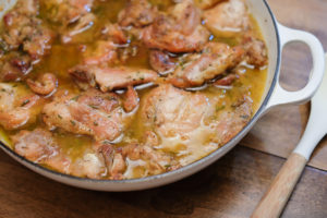 オレンジハニーバターチキン