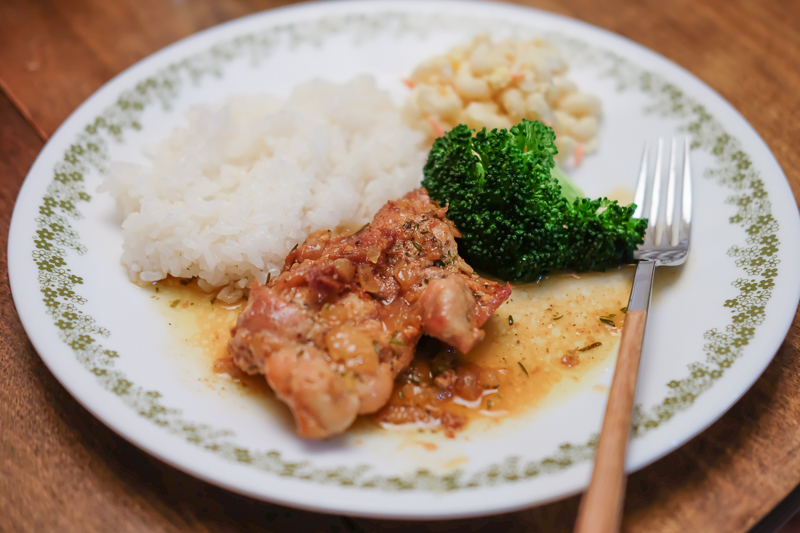 ブロッコリーもつけてくれた