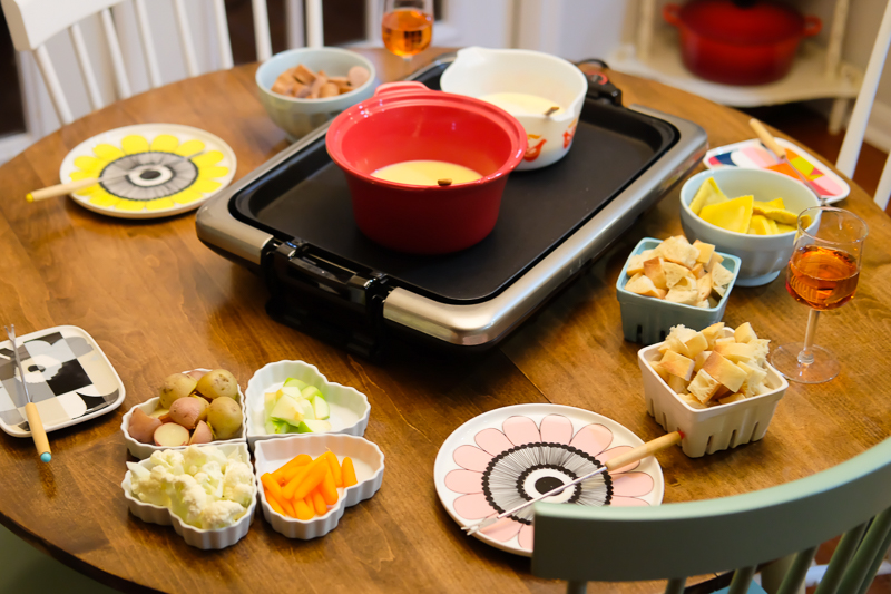 チーズフォンデュ