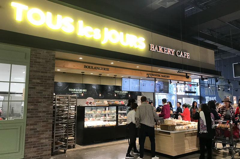 韓国のベーカリー