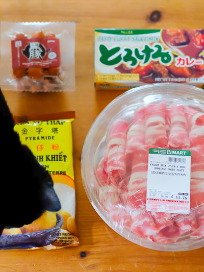 H Martでのお買い物