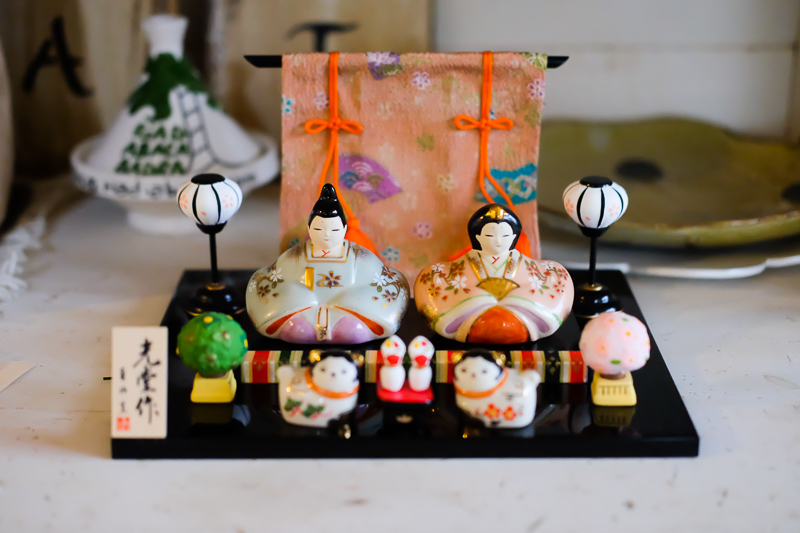 陶器のお雛様