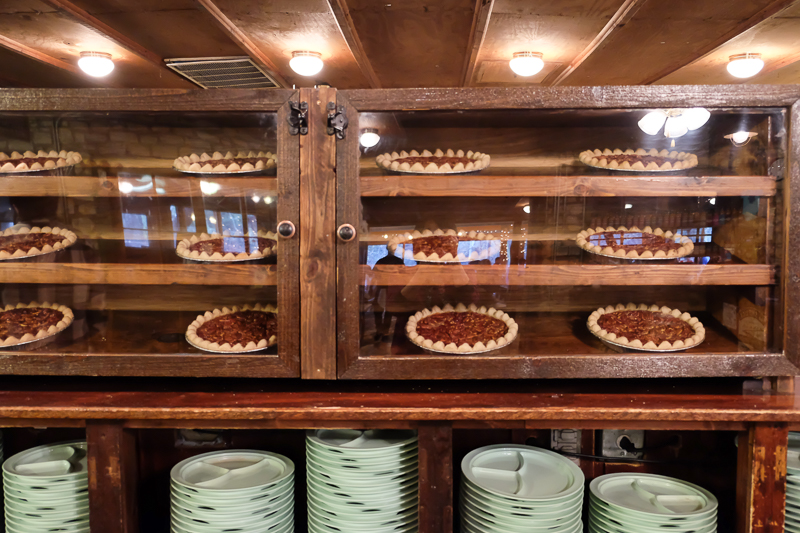 パイのディスプレイがかわいい