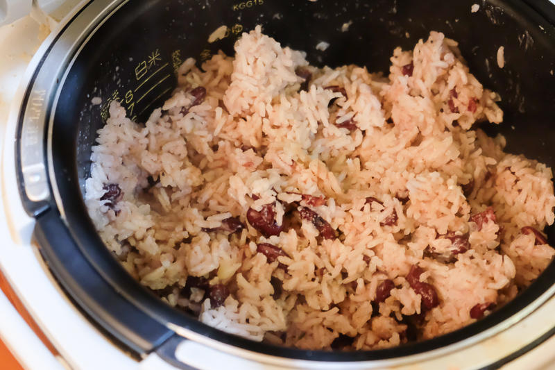 ライスアンドピーズできた