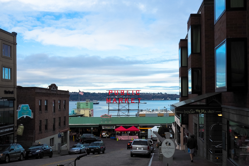パイクプレイスへ向かう道