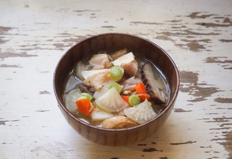 深夜食堂レシピの豚汁