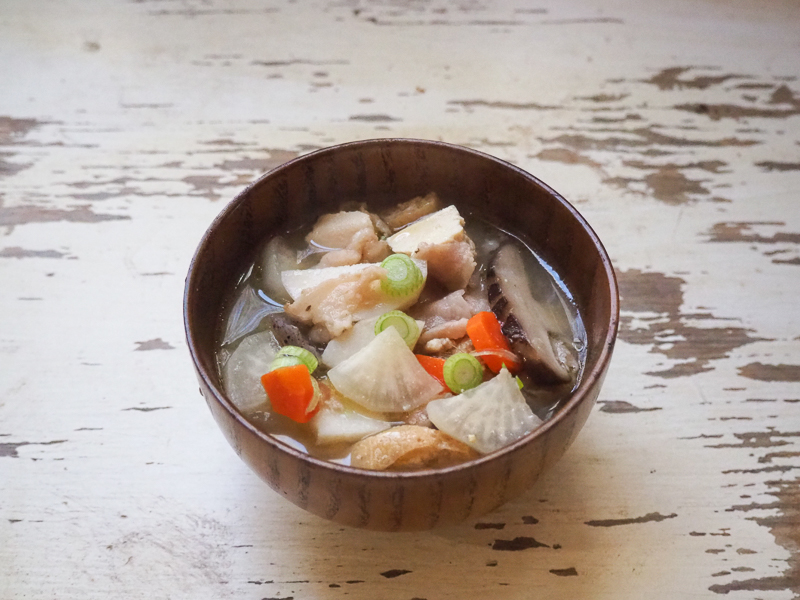 深夜食堂レシピの豚汁