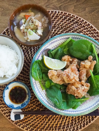 レモン塩＆ジンジャーネギソースで