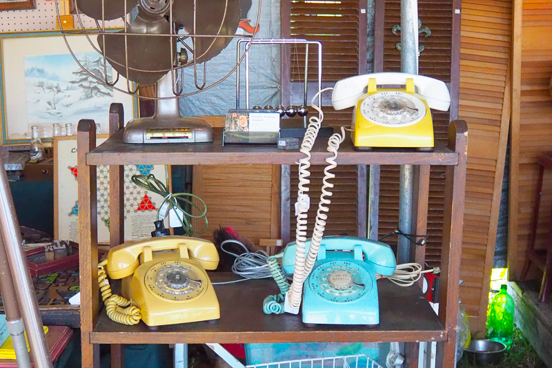 古い電話、かわいい