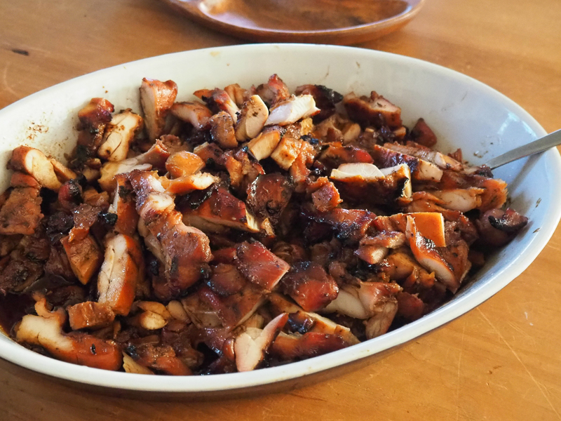 ハワイアンバーベキューチキン