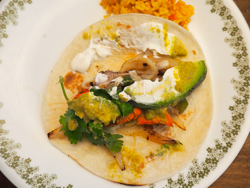 フラワートルティーヤで