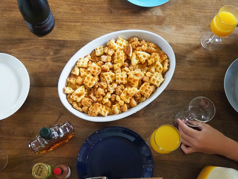 チキン＆ワッフルキャセロール