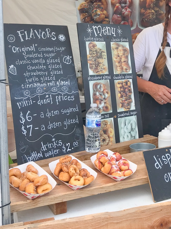 かわいいミニドーナツ