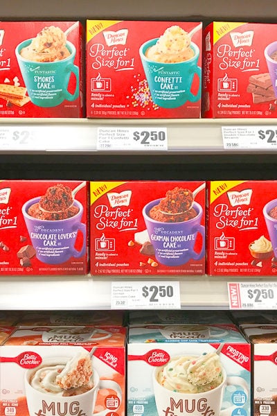 電子レンジでできる、マグケーキミックス