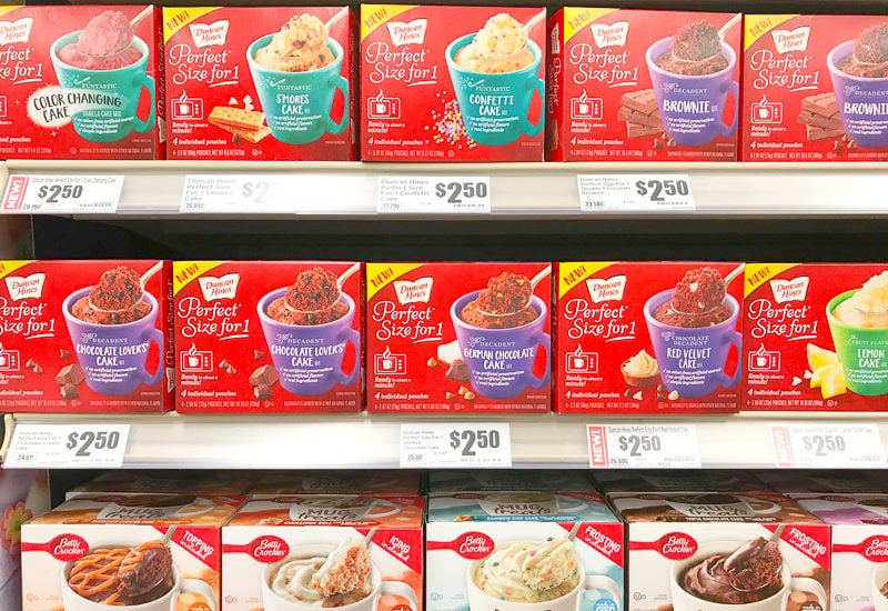 電子レンジでできる、マグケーキミックス