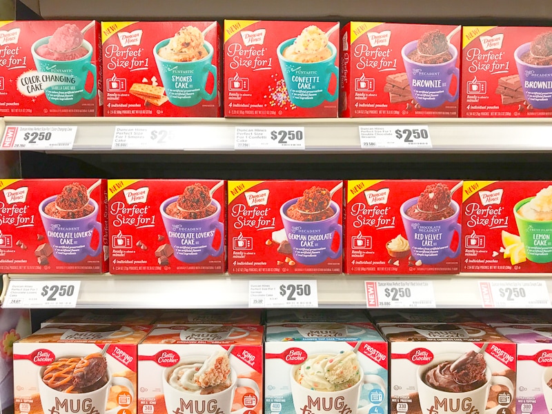 電子レンジでできる、マグケーキミックス