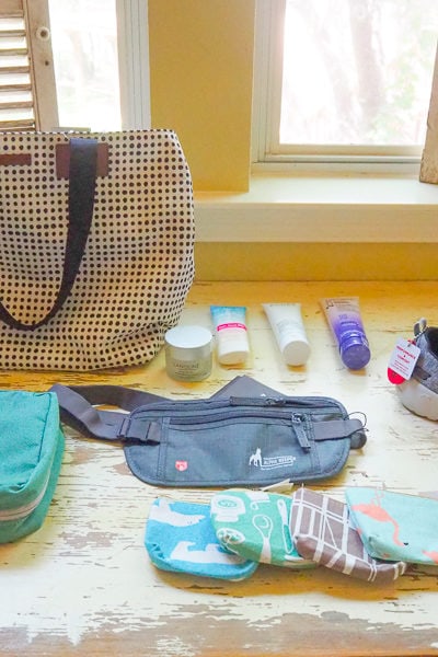 今回旅行用に買いそろえたもの色々