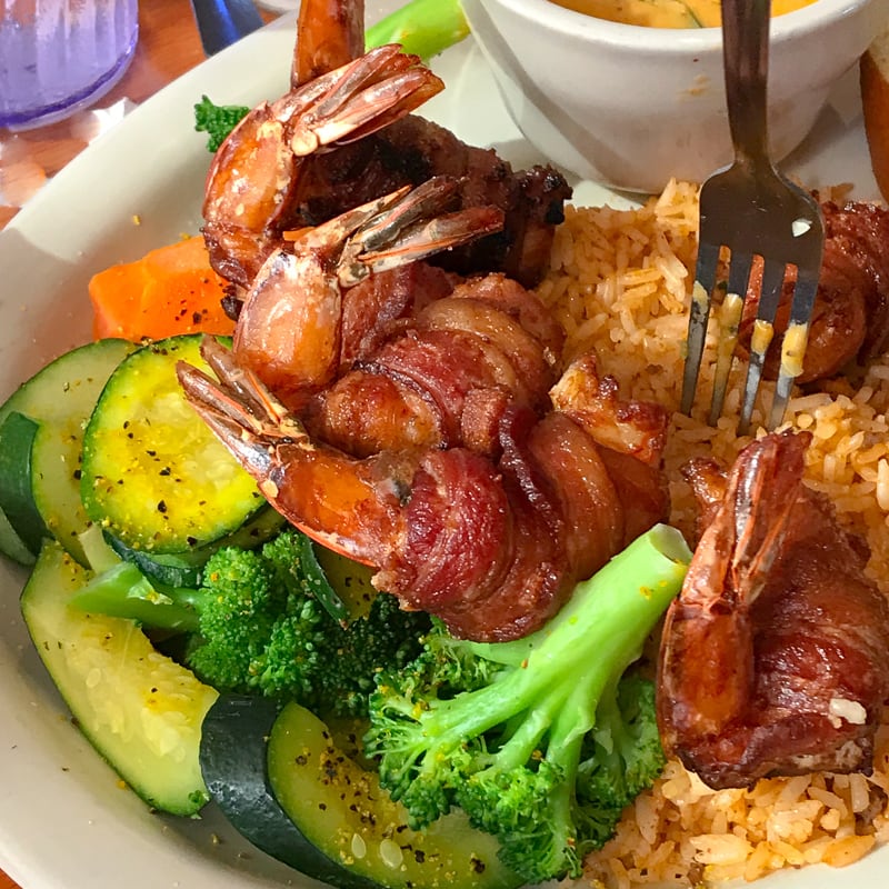 海老のベーコン巻き