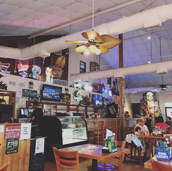 アットホームな店内